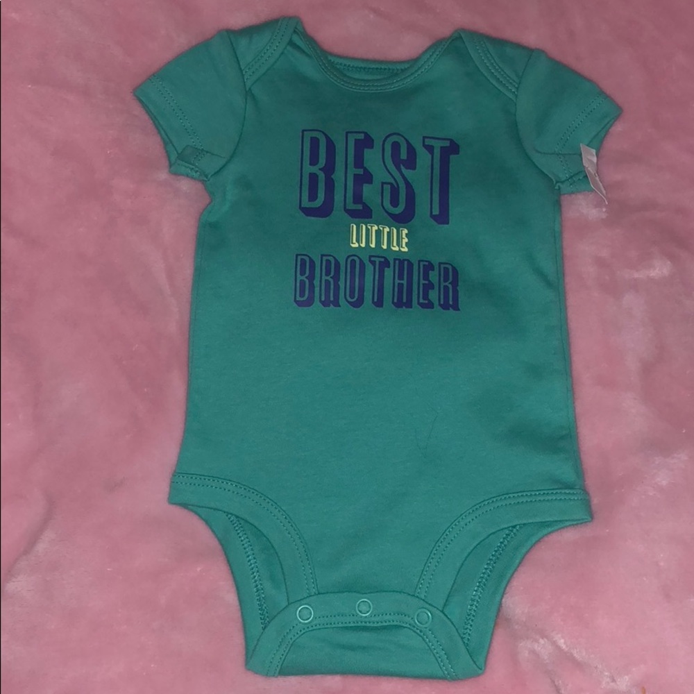 Carters best brother onesie